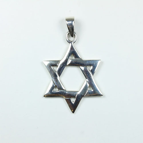 Sterling Silver Star Of David Pendant