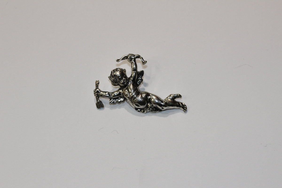 Sterling Silver Cherub Pendant