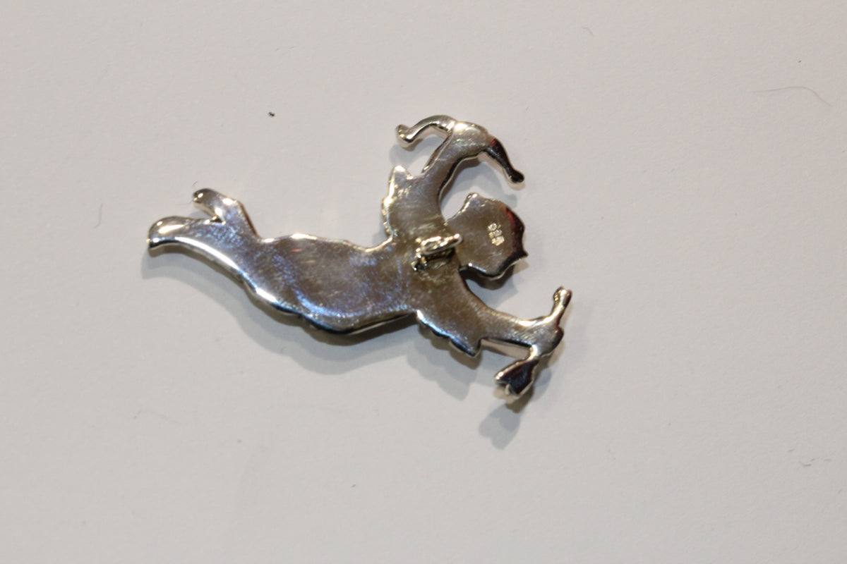 Sterling Silver Cherub Pendant
