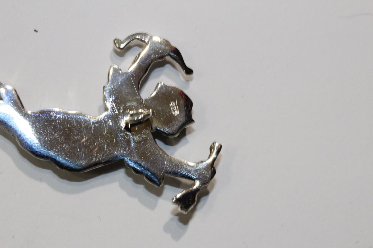Sterling Silver Cherub Pendant
