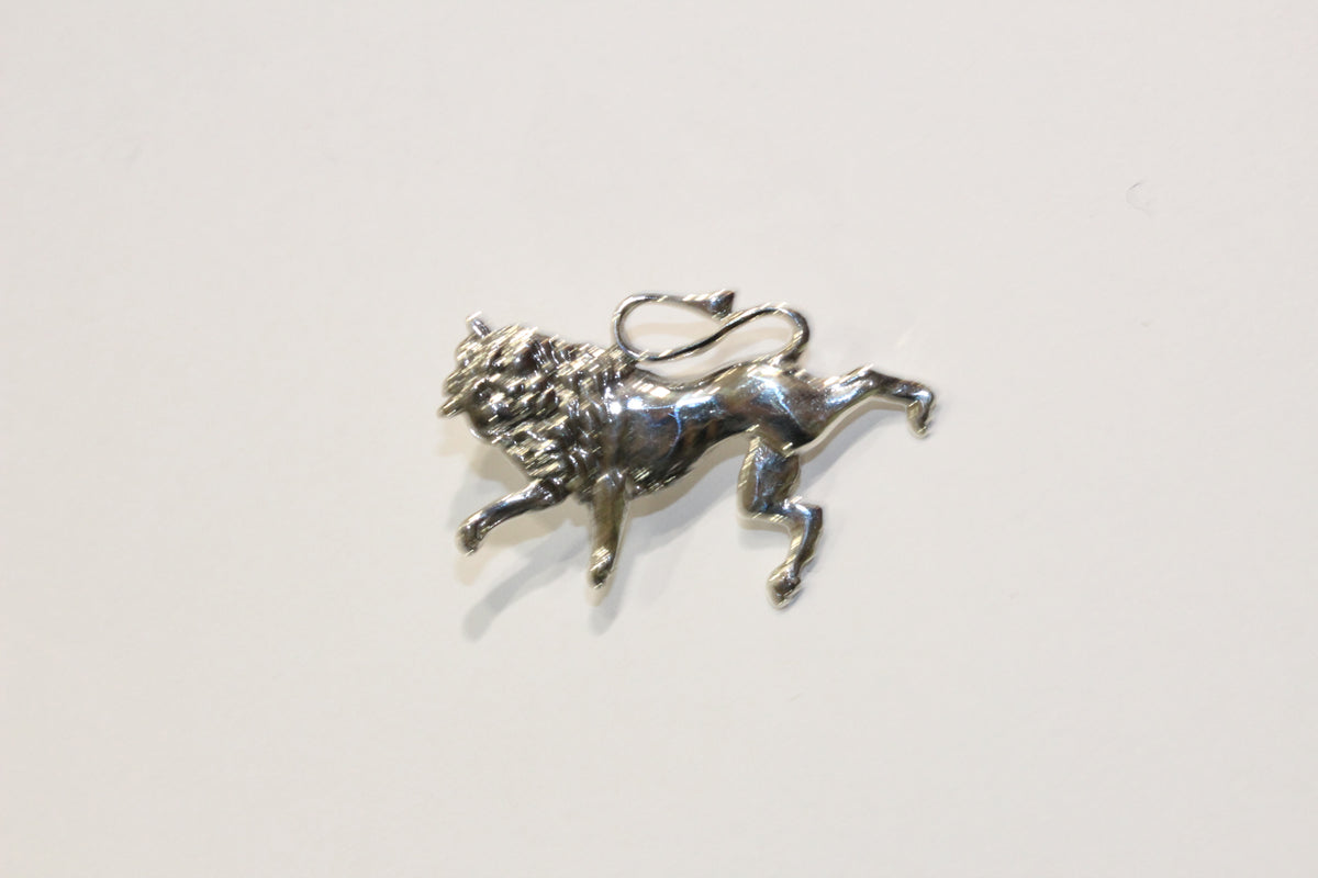 Sterling Silver Lion Pendant