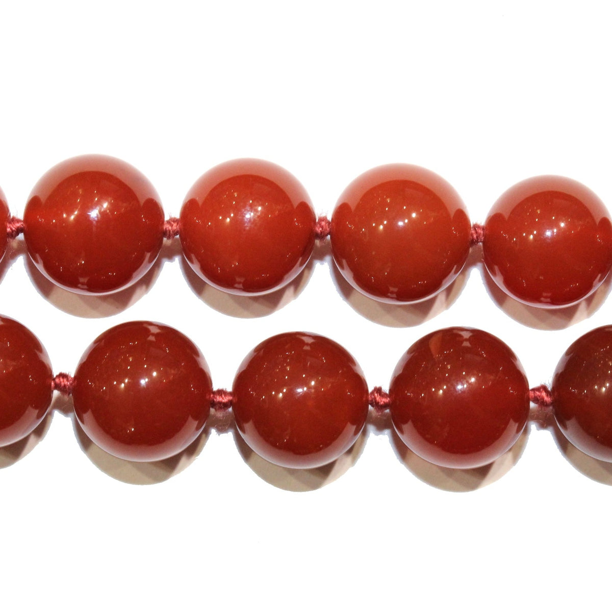 Double Strand Carnelian Necklace