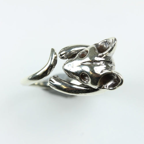 Sterling Silver Fox Ring