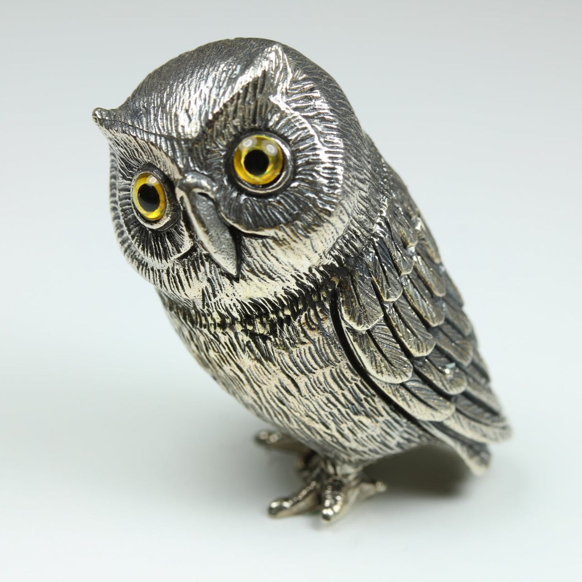 Sterling Silver Ornamental Owl