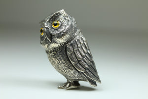 Sterling Silver Ornamental Owl