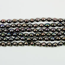 Black Tahitian Pearl Beaded Opera Length Necklace