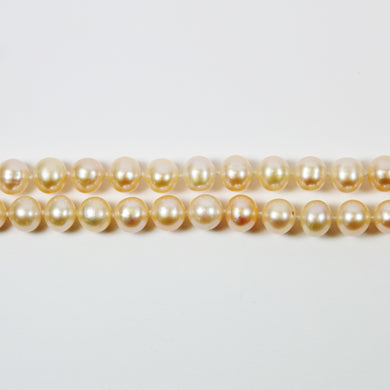 Pink Fresh Water Pearl Long Necklace