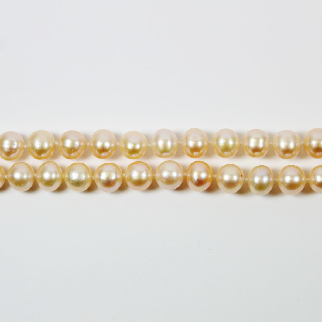 Pink Freshwater Pearl Long Necklace