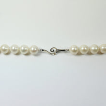6mm White Fresh Water Pearl Collar Length Beaded Necklace