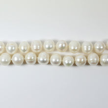 White 12mm Freshwater Pearl Beaded Necklace