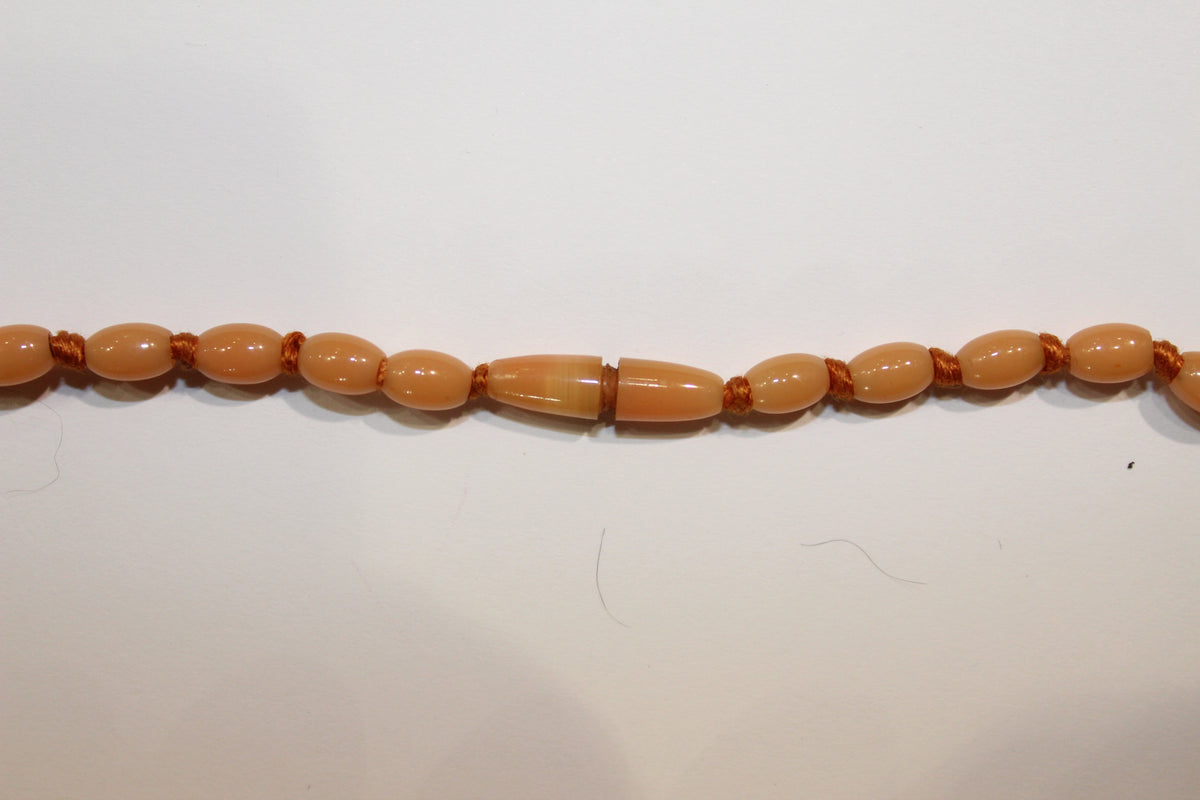 Peach Bakelite Necklace