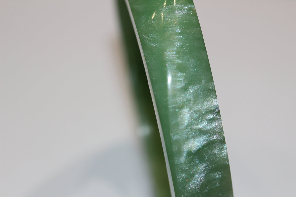 Green Lucite Bangle