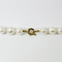 White Baroque Pearl Beaded Necklace