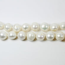 White Baroque Pearl Beaded Necklace
