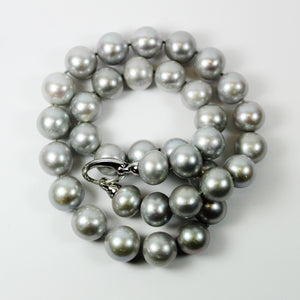 Short Grey South Sea Pearl Necklace