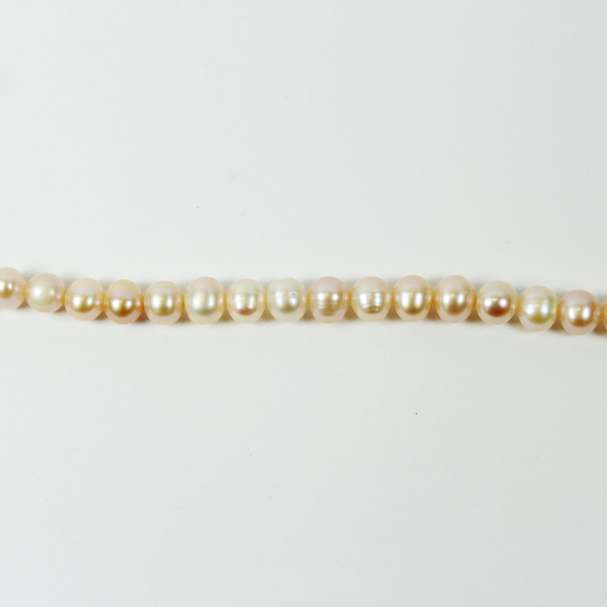 Dainty Peach Freshwater Pearl Necklace