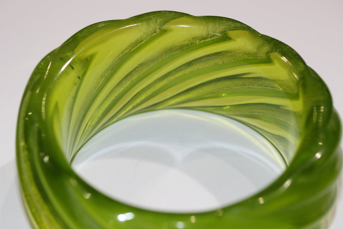 Vintage Green Lucite Bangle