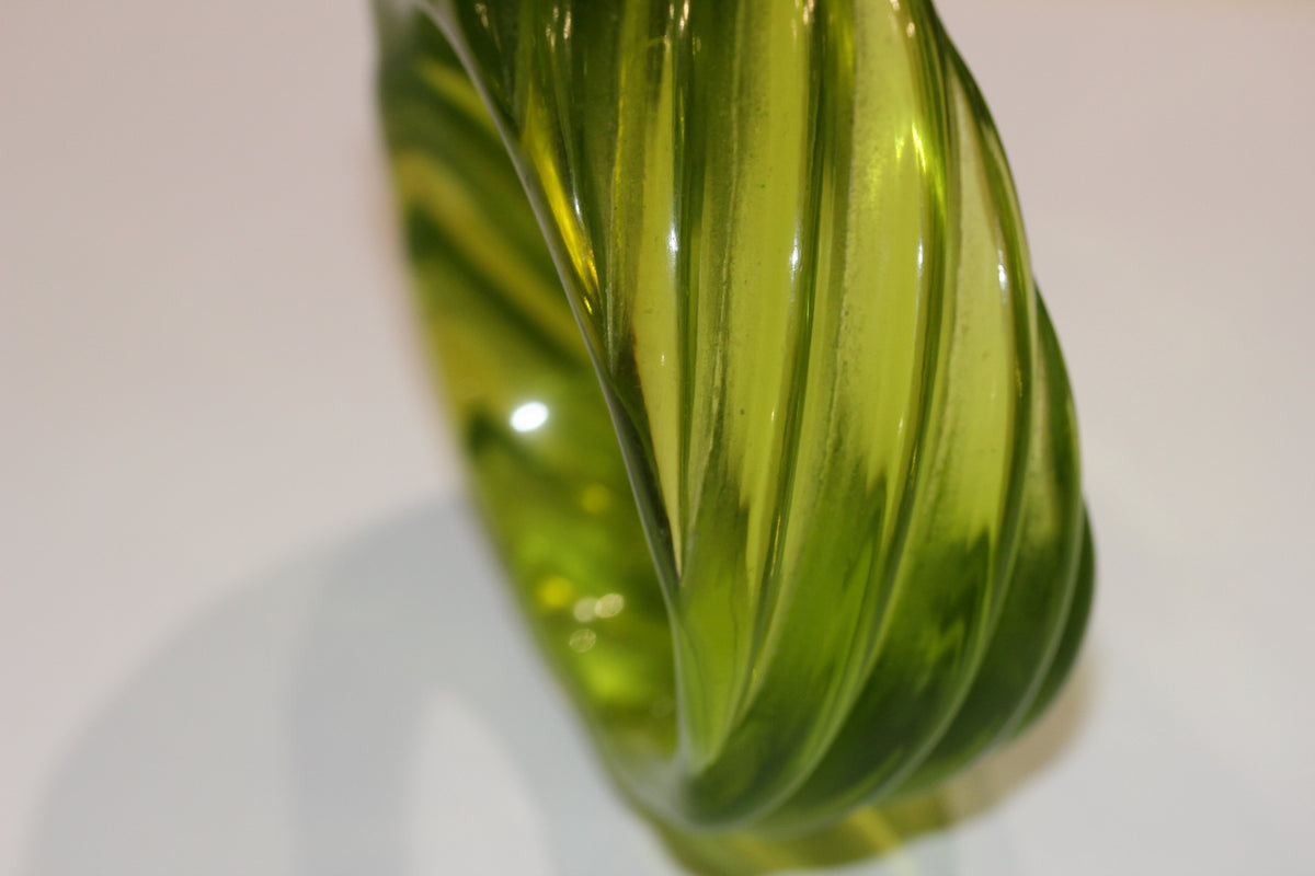 Vintage Green Lucite Bangle