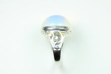 Sterling Silver Round Opalite Ring