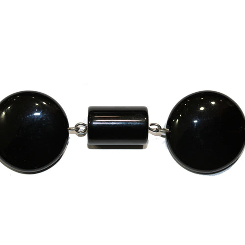 Onyx and Silver Necklace