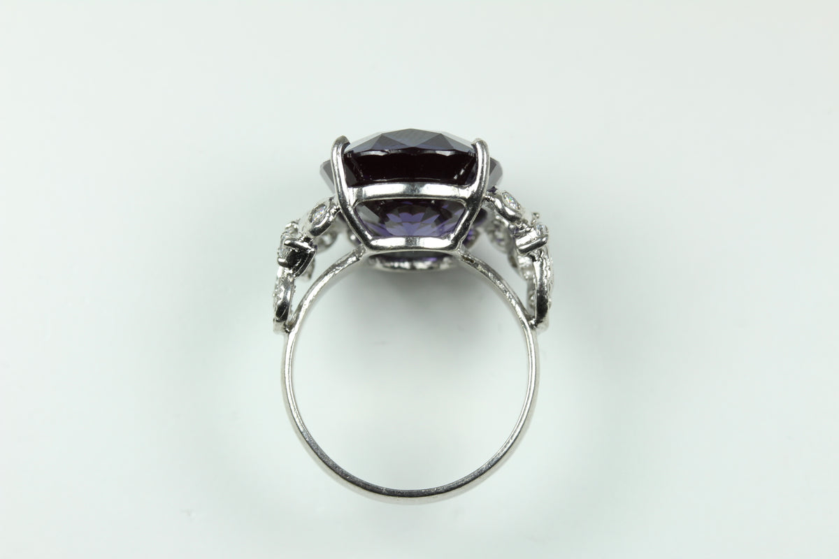 Sterling Silver Cubic Zirconia Ring