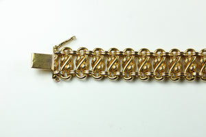 Antique 18ct Rose Gold Hand Made Bracelet