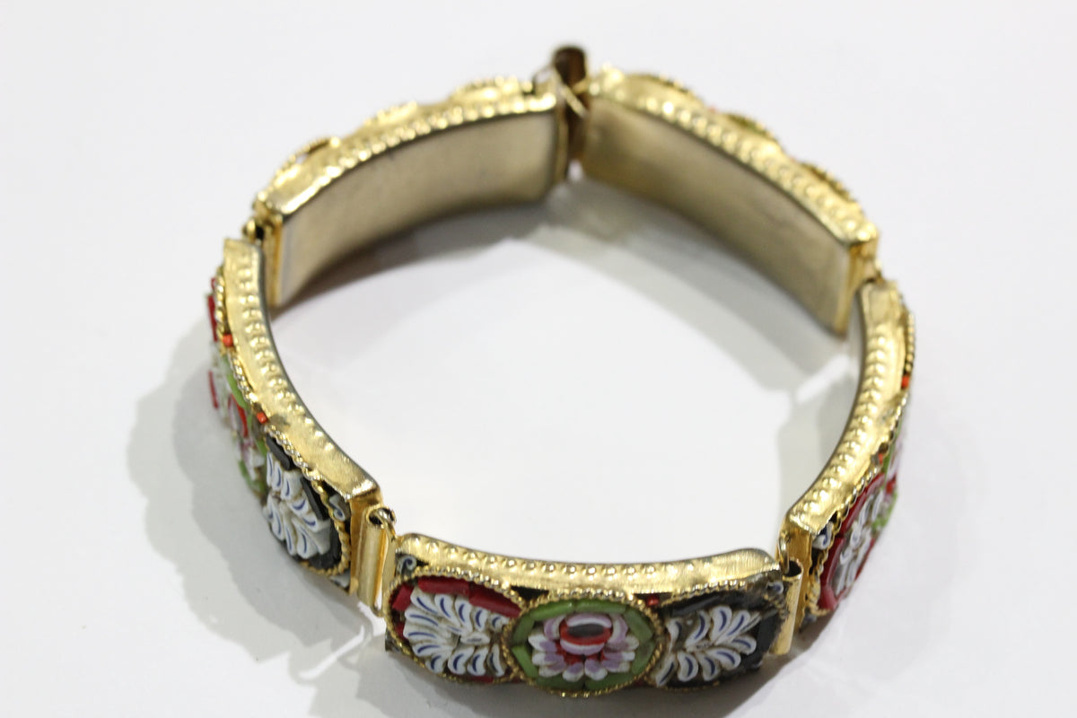Italian Micro Mosaic Bracelet