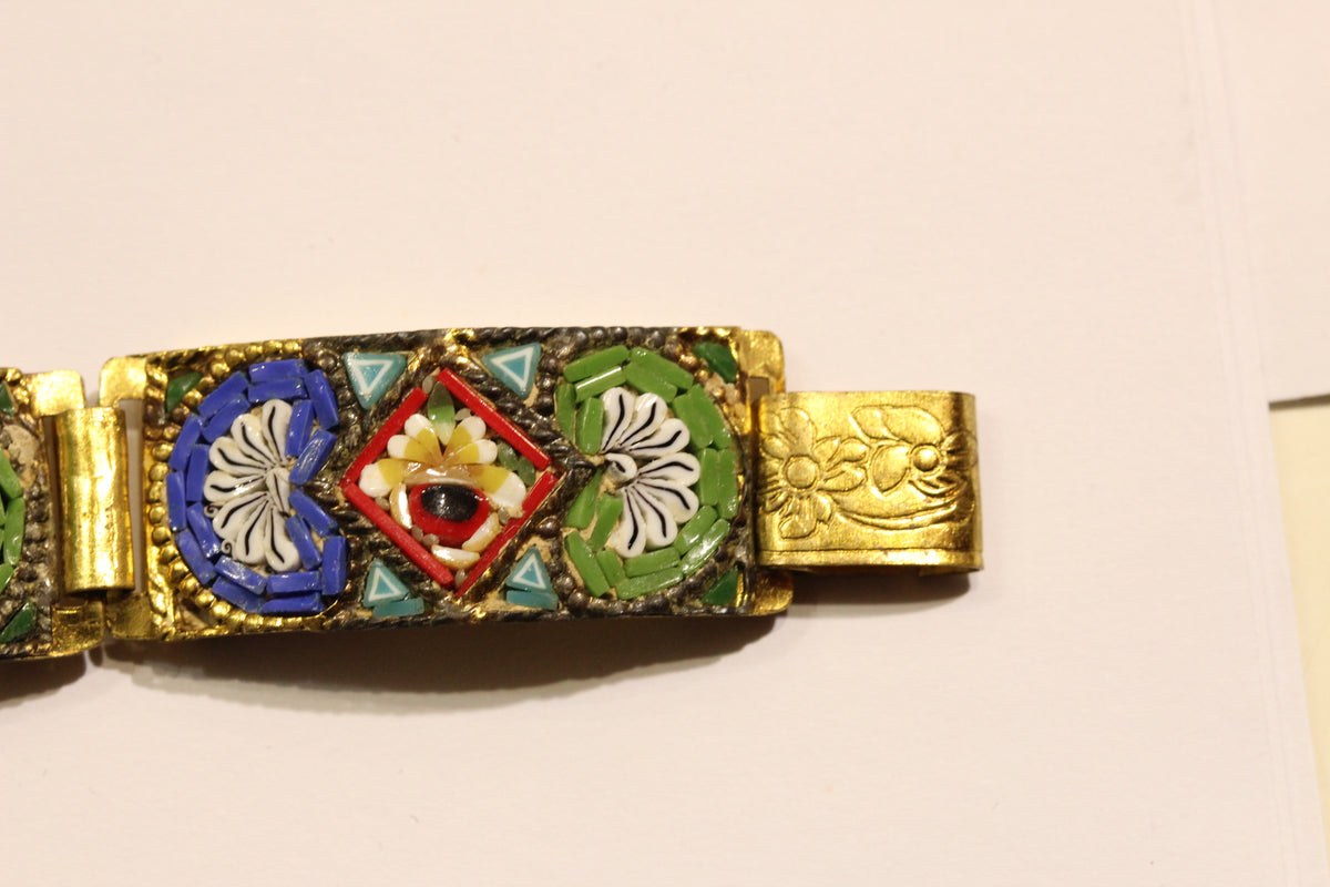Italian Micro Mosaic Bracelet