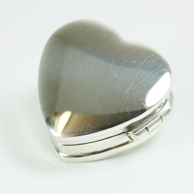 Sterling Silver Heart Shaped Trinket Box