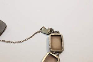 Victorian Silver Cameo Bracelet