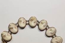 Antique 9ct Yellow Gold Conch Shell Cameo Bracelet