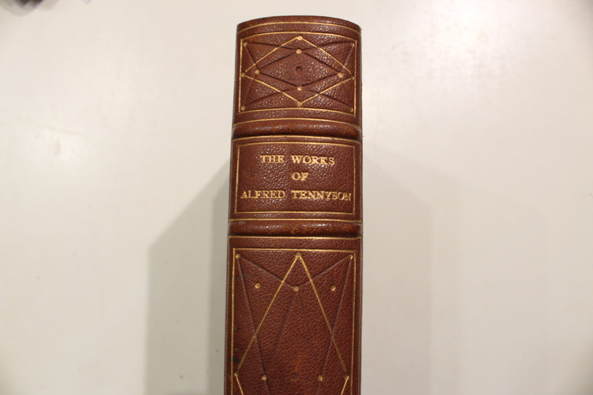 The Works of Alfred Tennyson Leather Book
