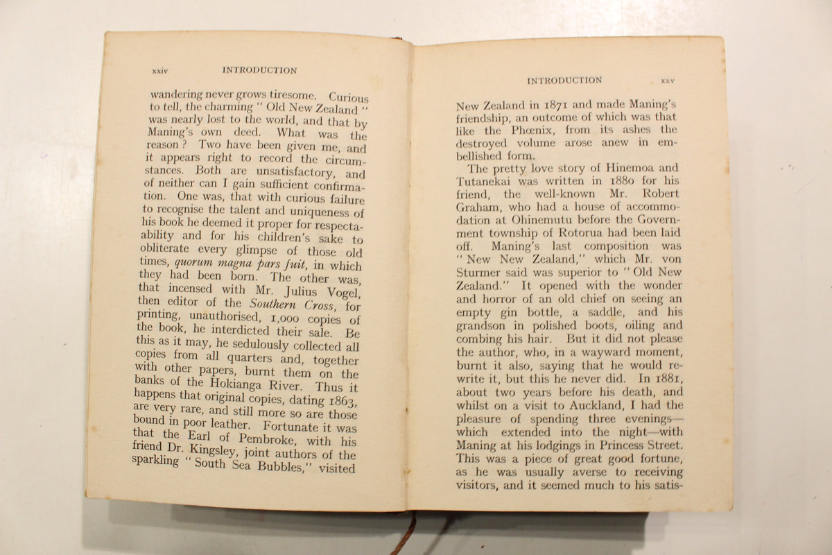 Old New Zealand Book