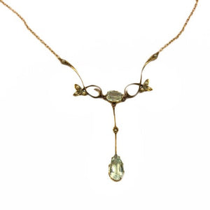 Victorian Aquamarine Necklace