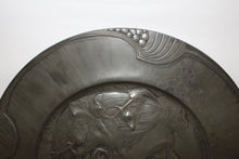 Antique Pewter Wall Plate