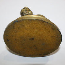 Antique Brass Cherub Paperweight
