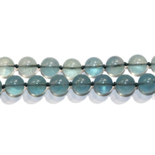 Blue Fluorite Beaded Opera Length Necklace