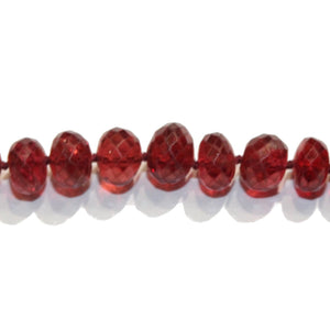 Natural Red Spinel Necklace