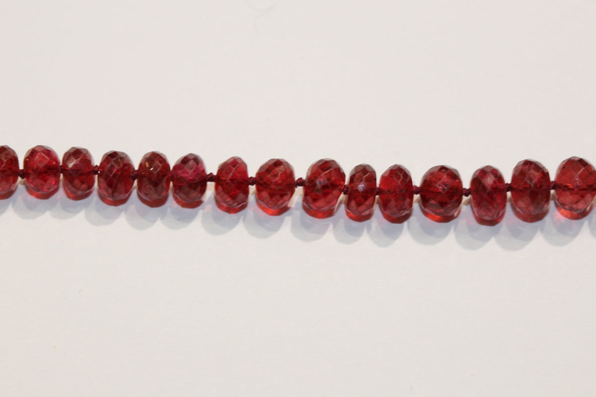 Natural Red Spinel Necklace