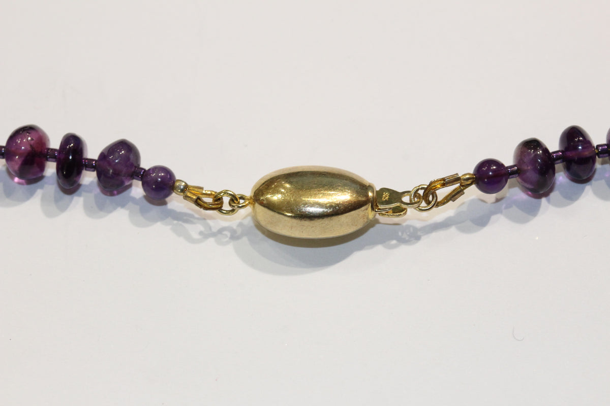 Graduated Brazilian Amethyst Necklace