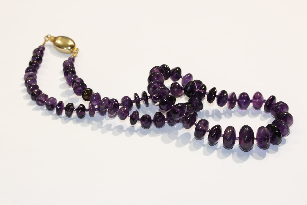 Graduated Brazilian Amethyst Necklace
