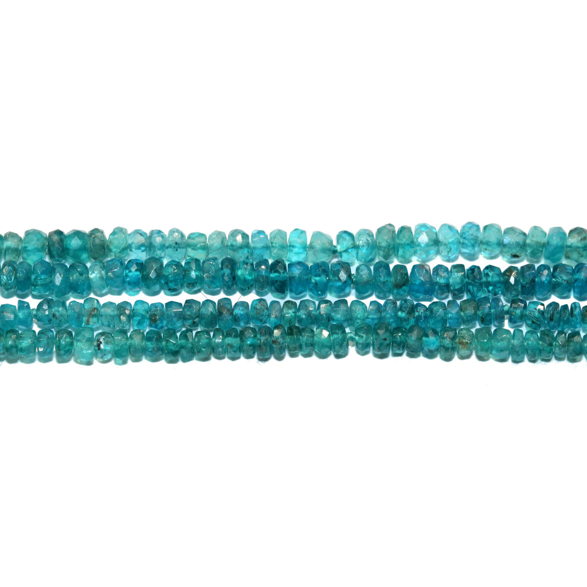 Blue Apatite Graduated Multi-Strand Beaded Necklace