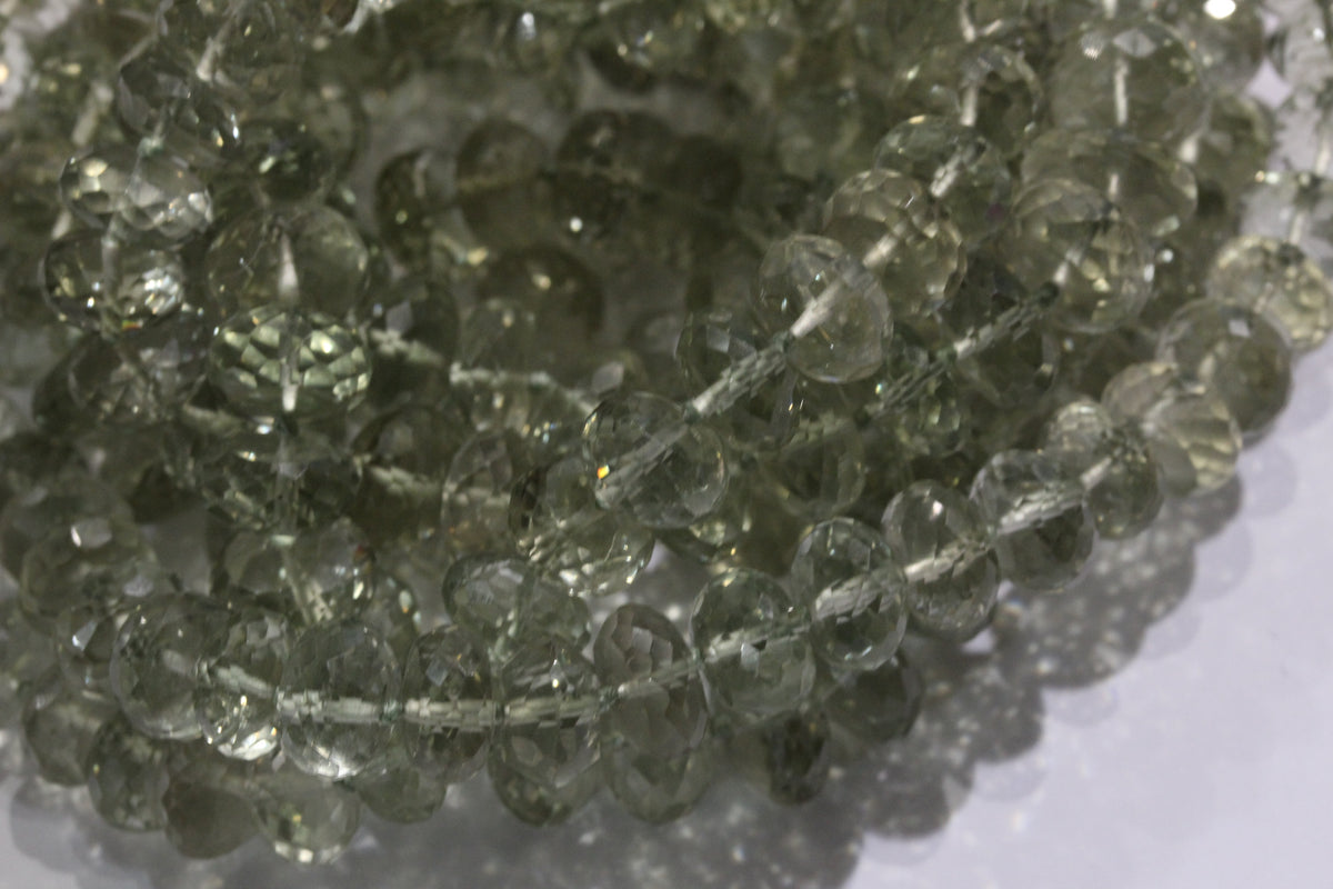 Natural Light Green Citrine Necklace