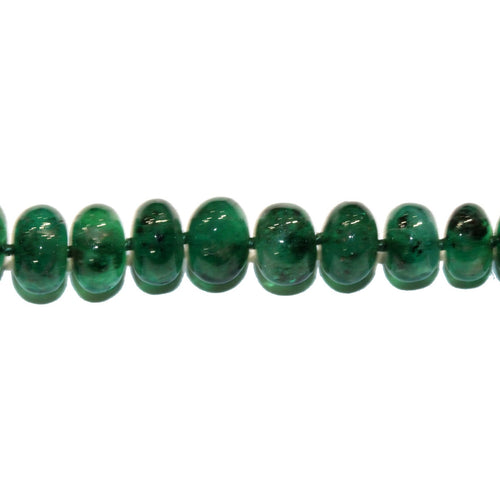 Graduated Forest Green Emerald Necklace