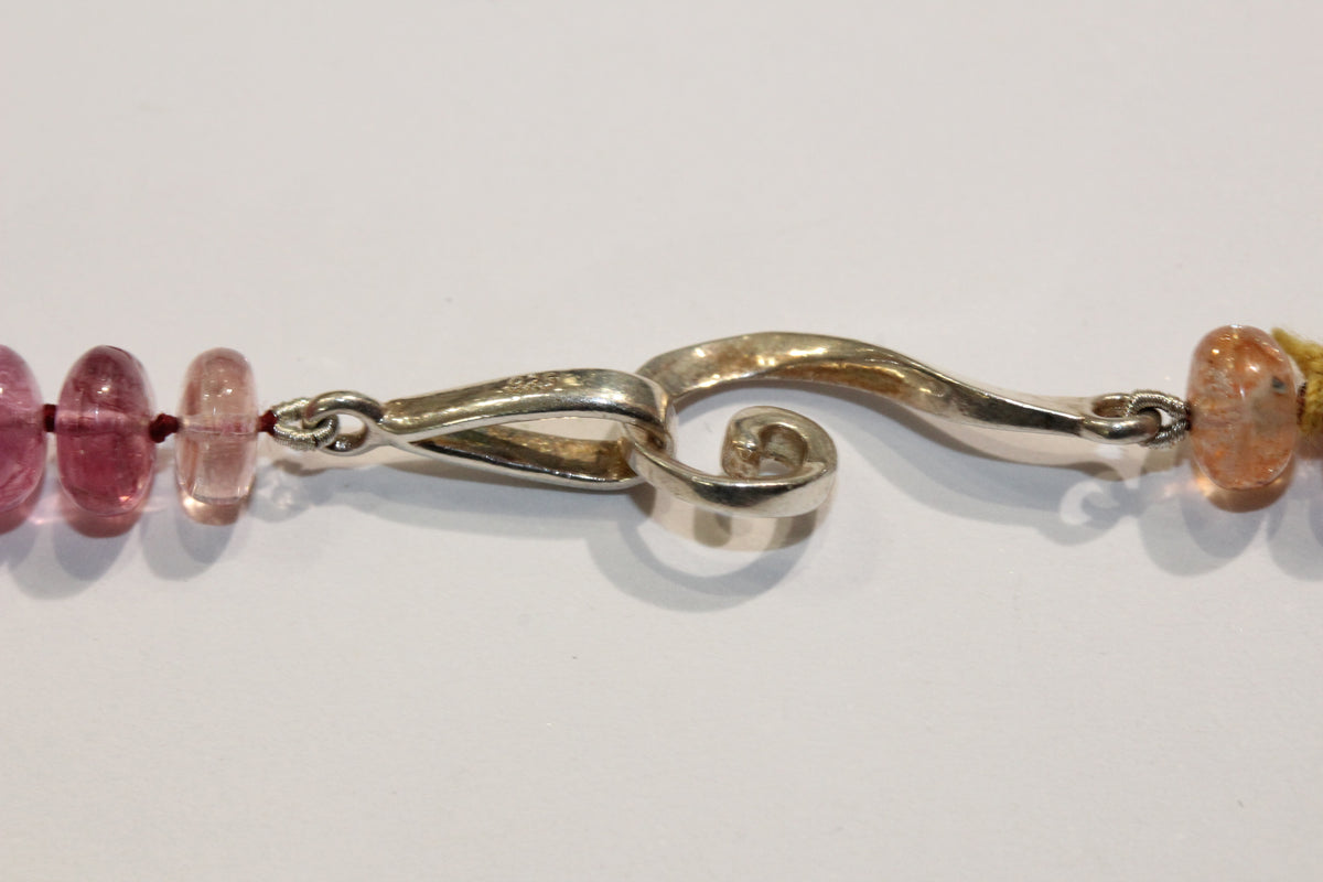 Natural Watermelon Tourmaline Necklace