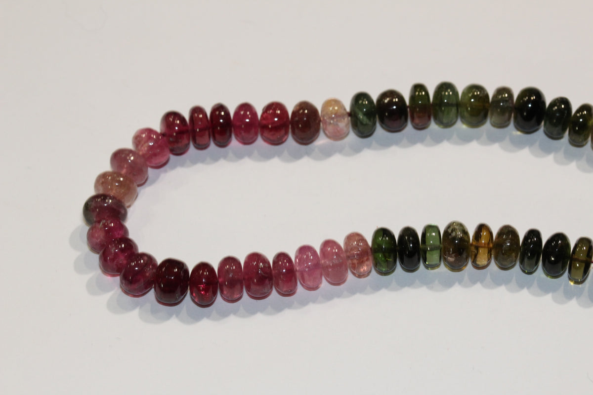 Natural Watermelon Tourmaline Necklace