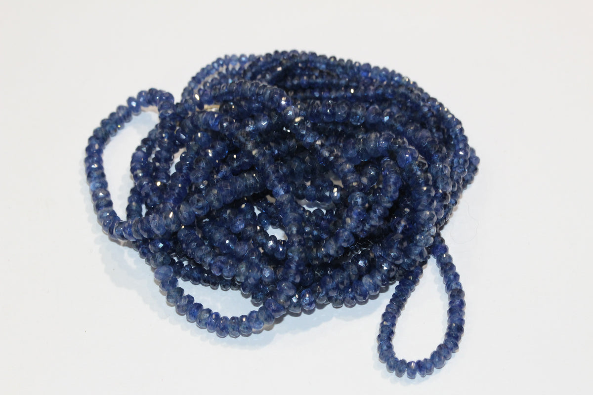 Natural Faceted Sapphire Necklace