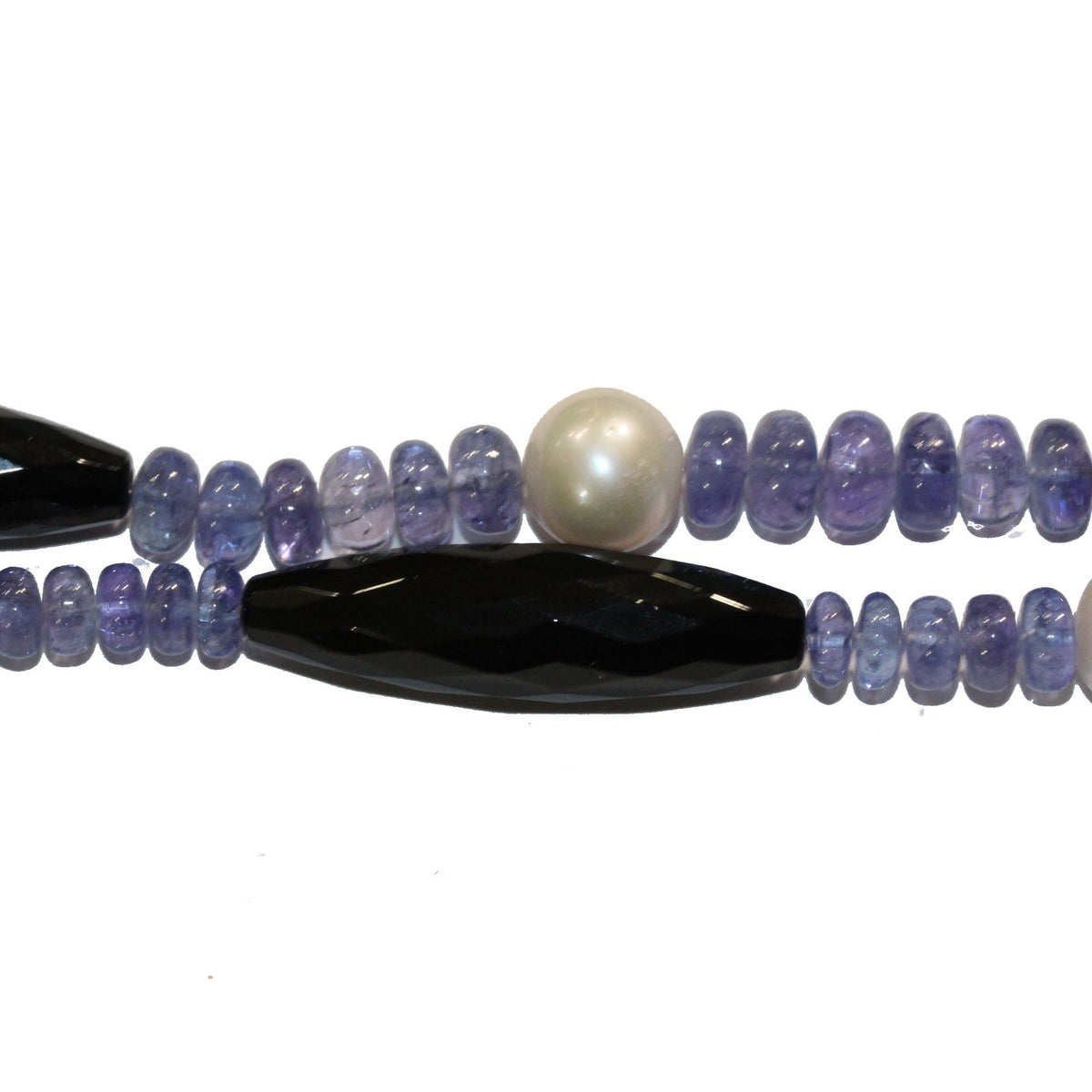 Tanzanite, Pearl and Spinel Necklace