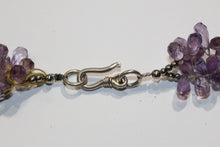 Faceted Drop Amethyst Necklace