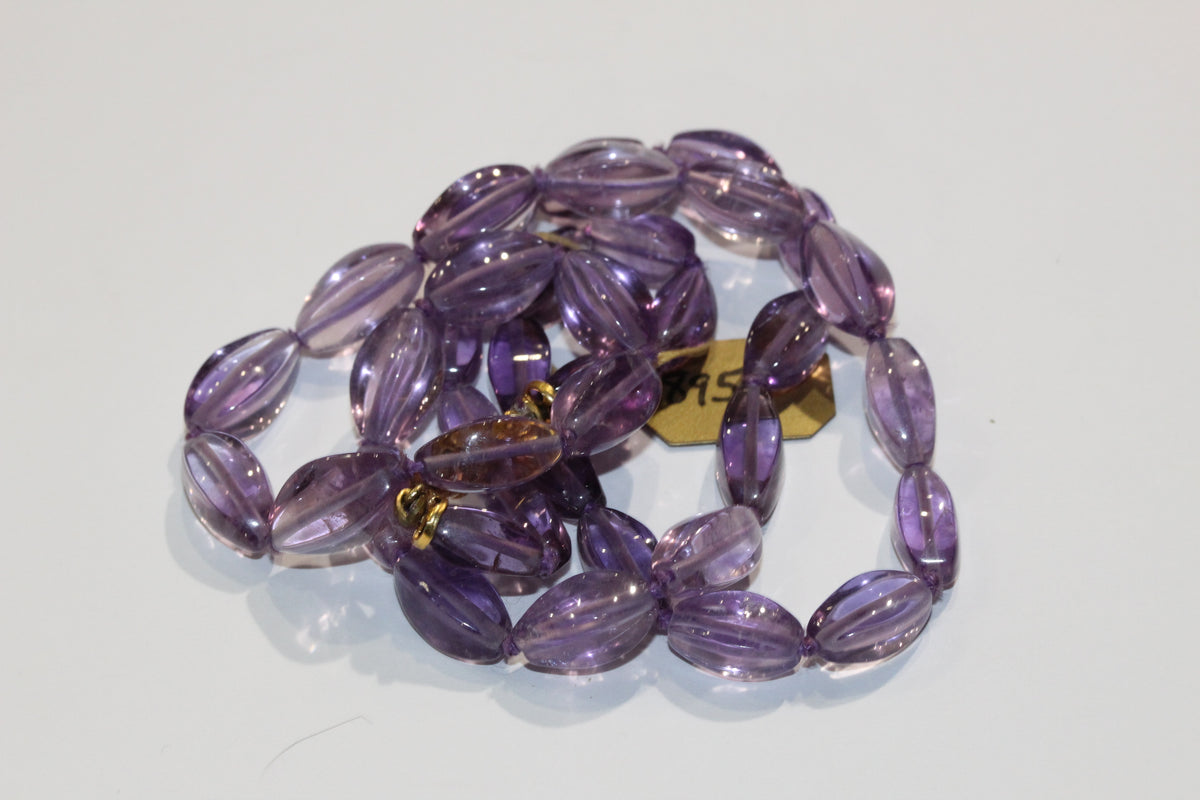 Faceted Amethyst Necklace